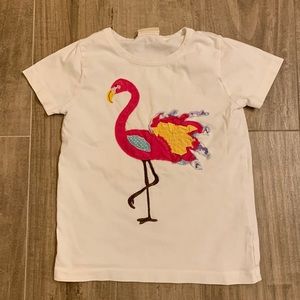 Mini Boden flamingo tee